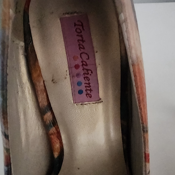 Multi color platform stillettos size 6M - Picture 2 of 4